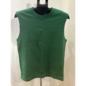 Basic Editions Boys size 14/16 Green Sleeveless Shirt